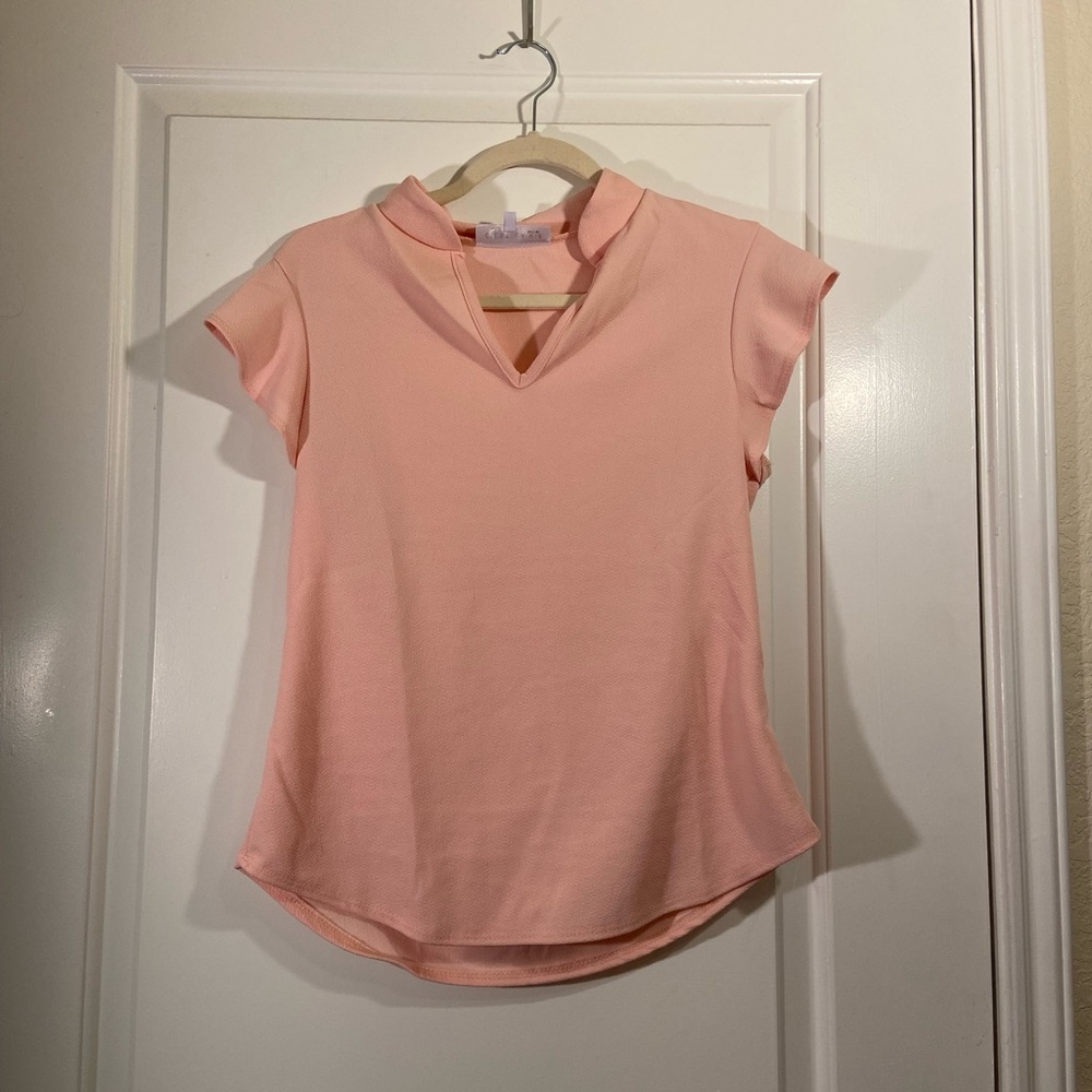 C'est la vie pink blouse top shirt